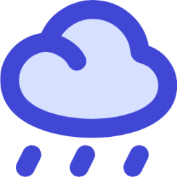 weather rain 1 cloud rain rainy meteorology precipitation icon