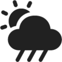 Weather Rain Showers Day icon
