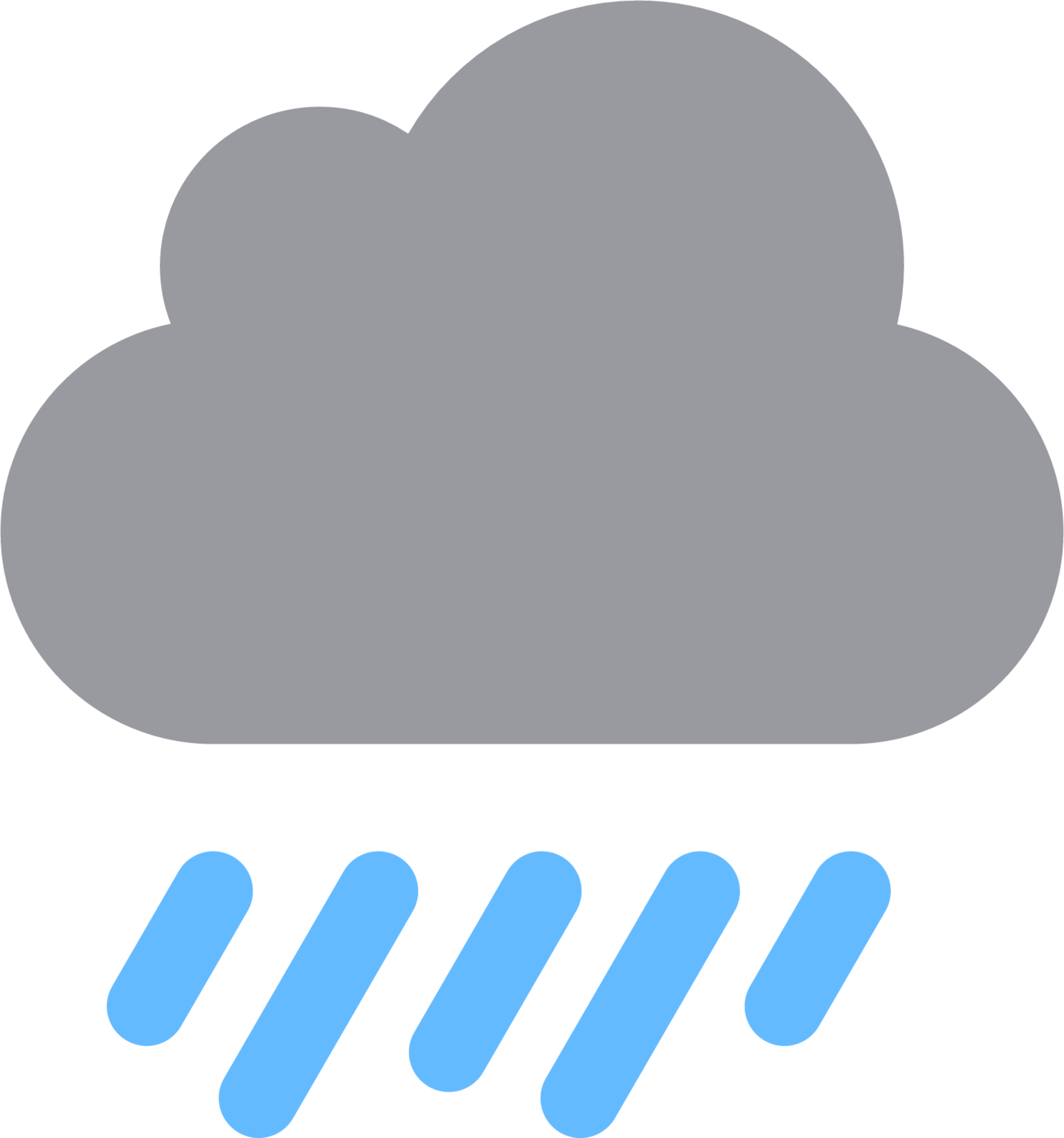 weather showers night symbolic icon