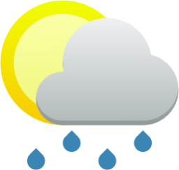 weather showers scattered day icon