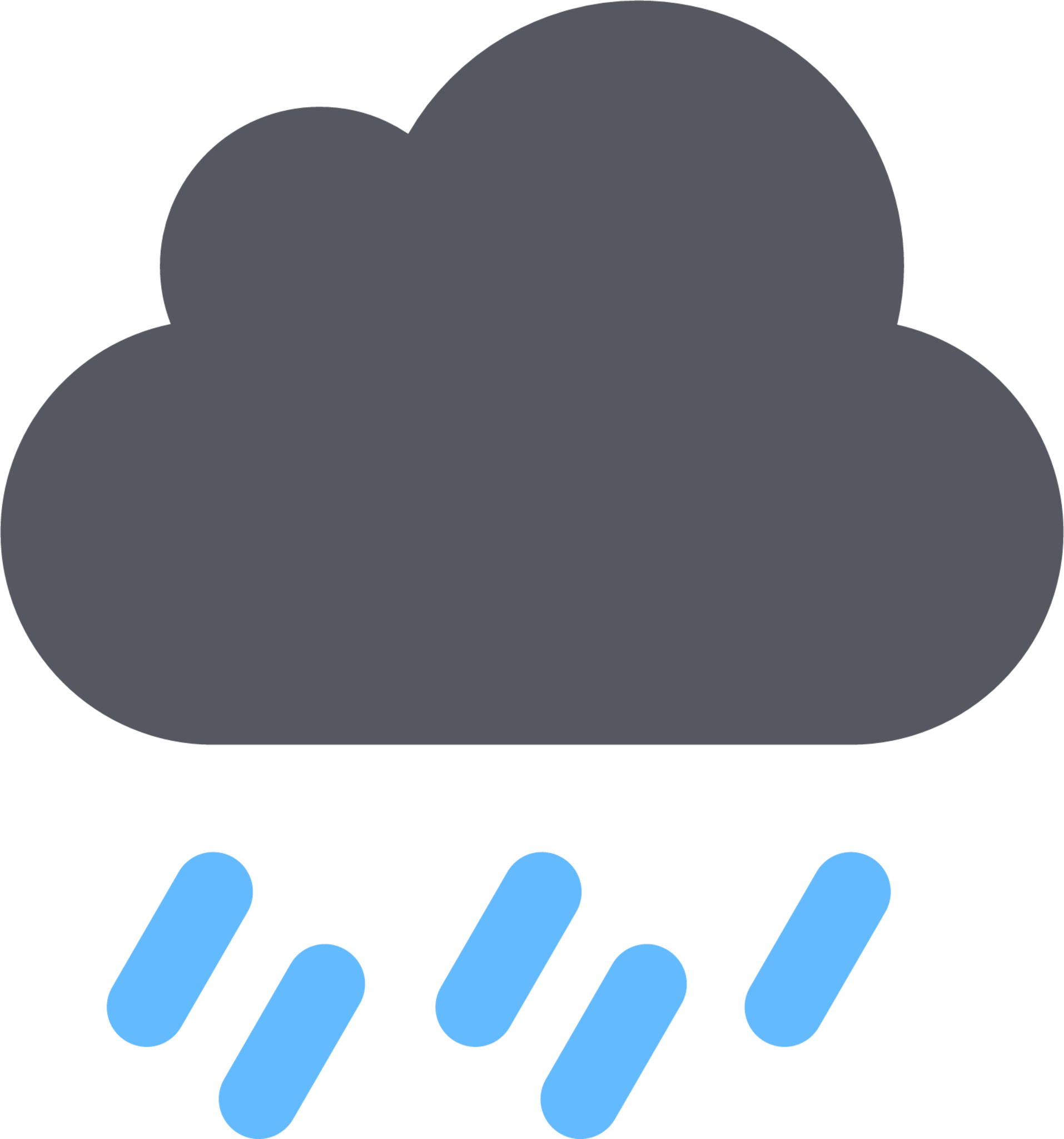 weather showers scattered symbolic icon