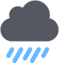 weather showers symbolic icon