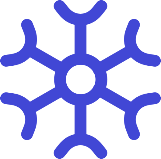 weather snow flake icon