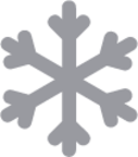 weather snow night symbolic icon