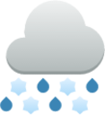 weather snow rain icon