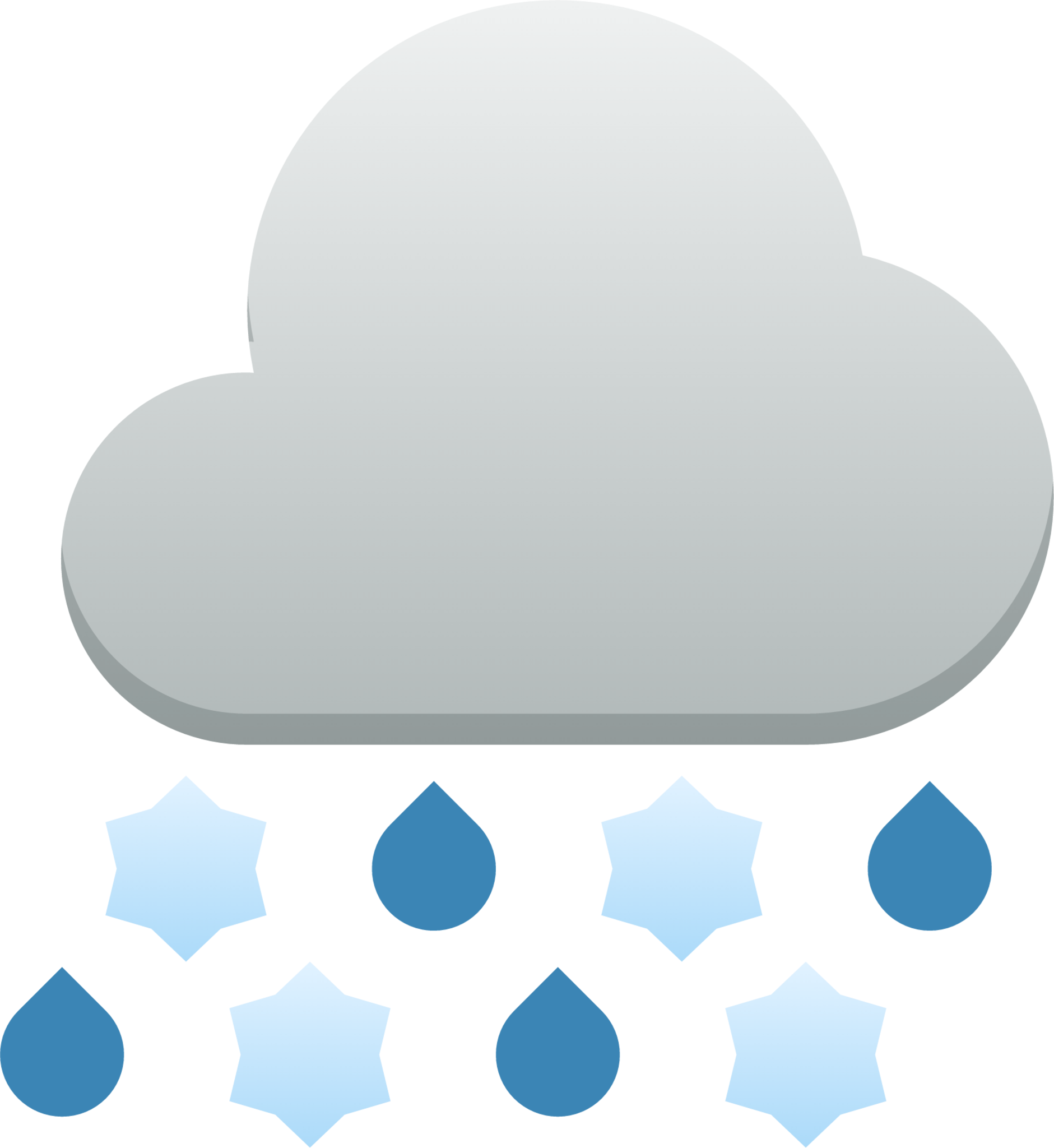 weather snow rain icon