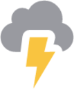 weather storm night symbolic icon