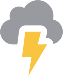 weather storm night symbolic icon