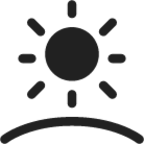 Weather Sunny High icon