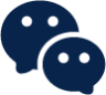 wechat fill logo icon