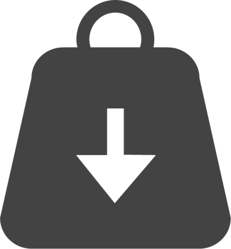 weight down icon