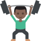 weight lifter tone 5 emoji