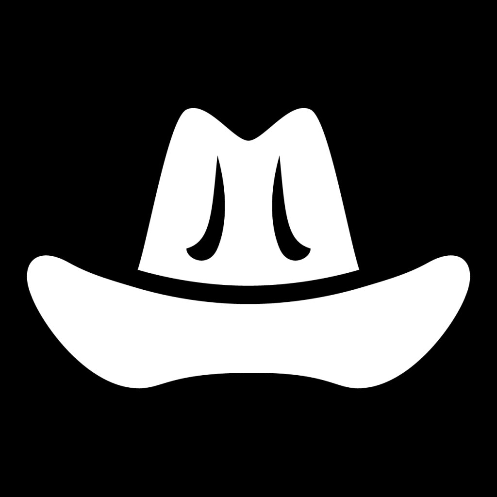 western hat icon
