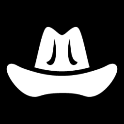 western hat icon