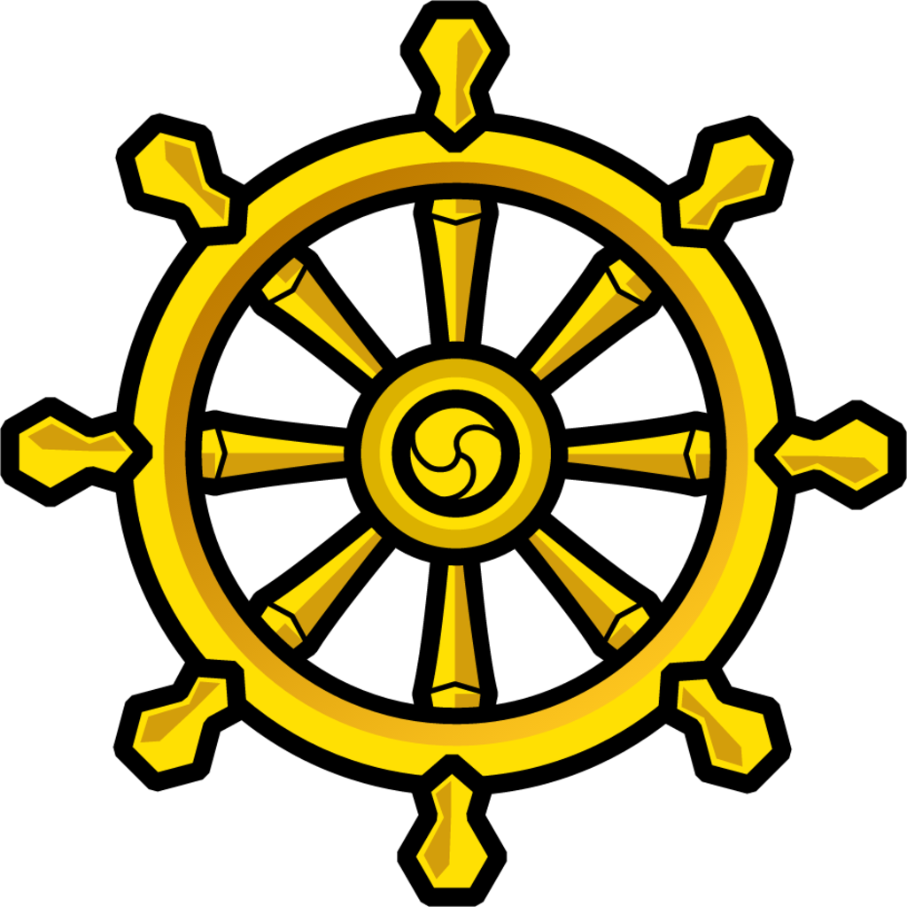 wheel of dharma emoji