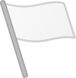 white flag emoji