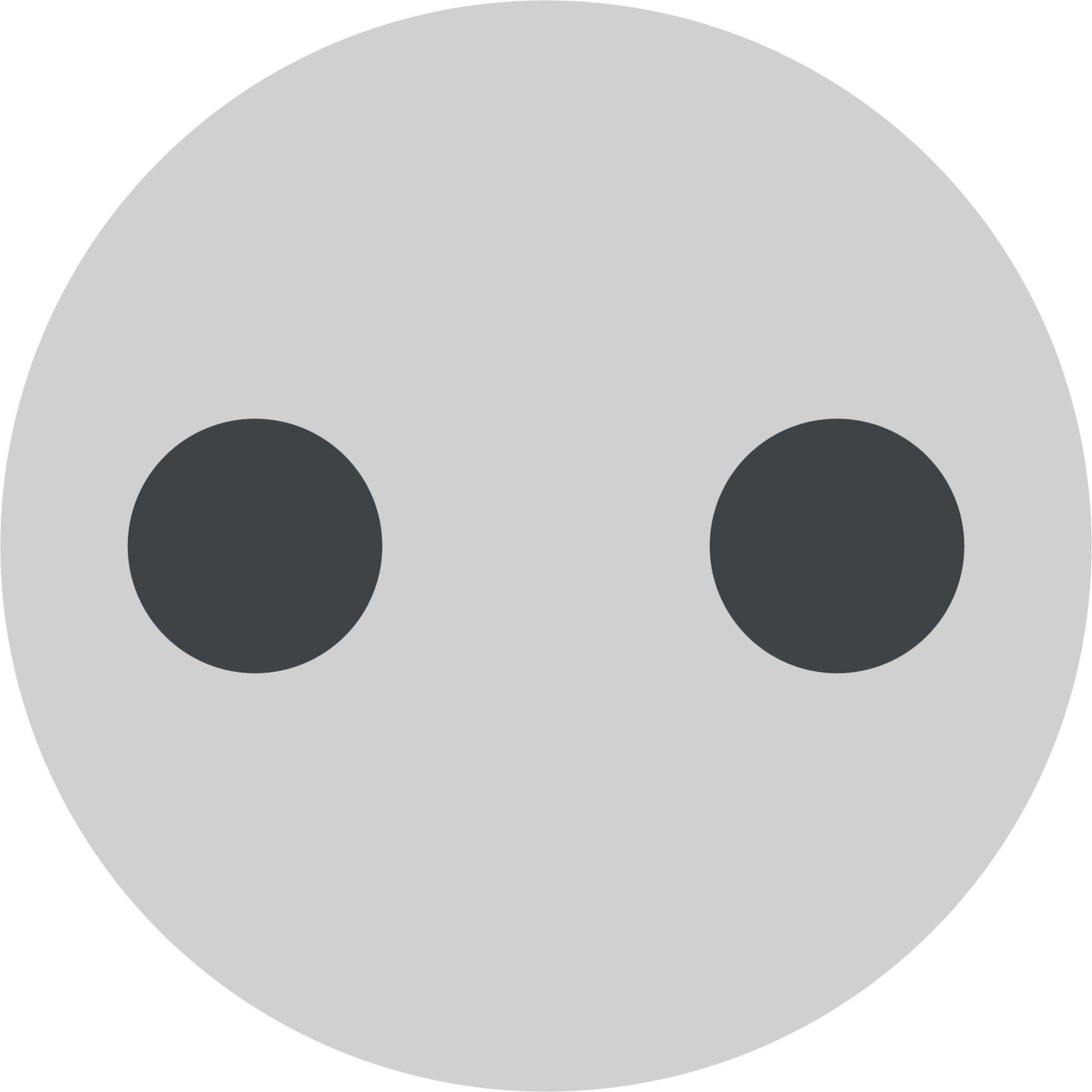 white Go piece with dots emoji