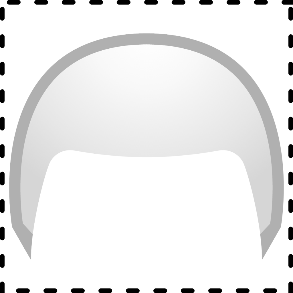 white hair emoji