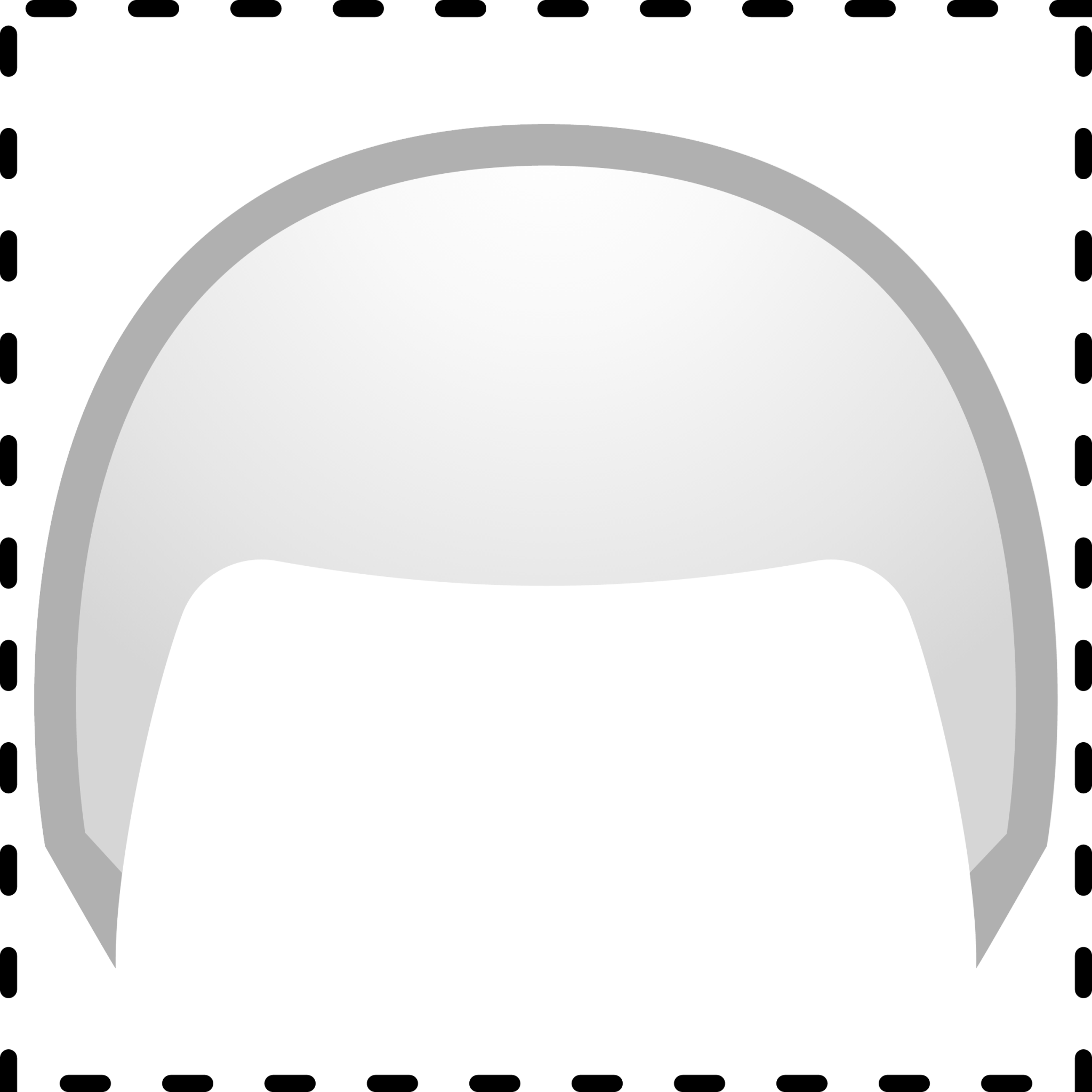 white hair emoji