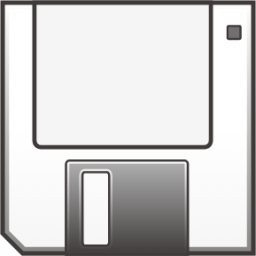 white hard shell floppy disk emoji