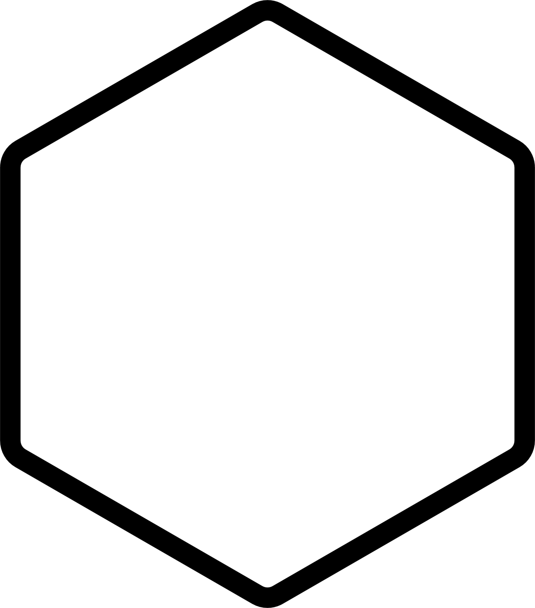 white hexagon emoji