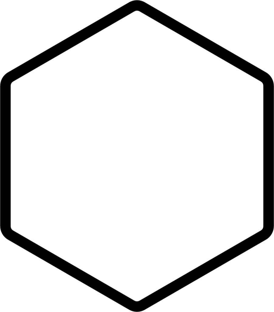 white hexagon emoji