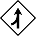 white left lane merge emoji