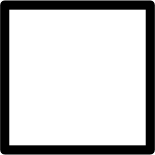 white medium-small square emoji