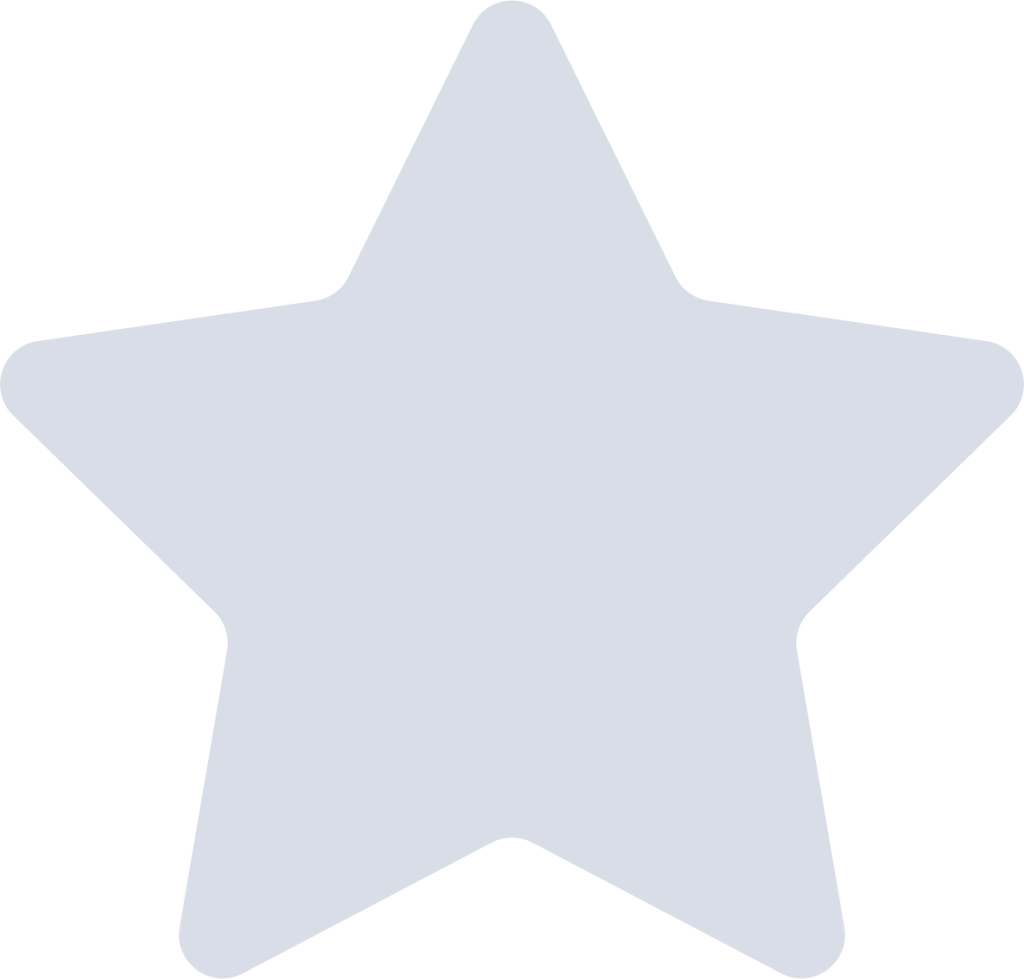 white medium star