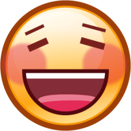 white smiling face (smiley) emoji