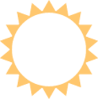 white sun emoji