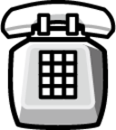 white touchtone telephone emoji