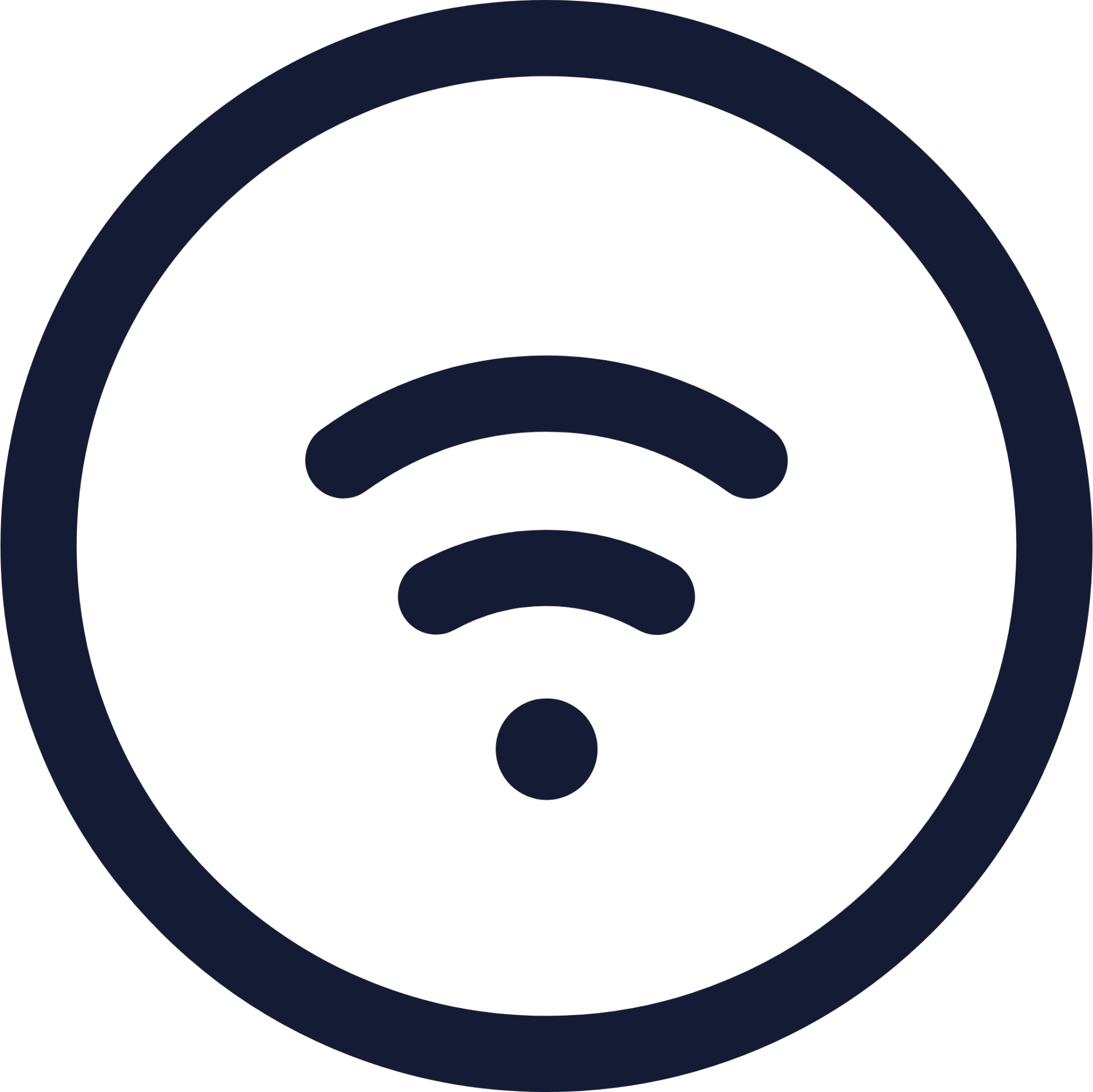 wifi circle icon