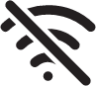 wifi off outline icon