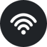wifi (rounded filled) icon