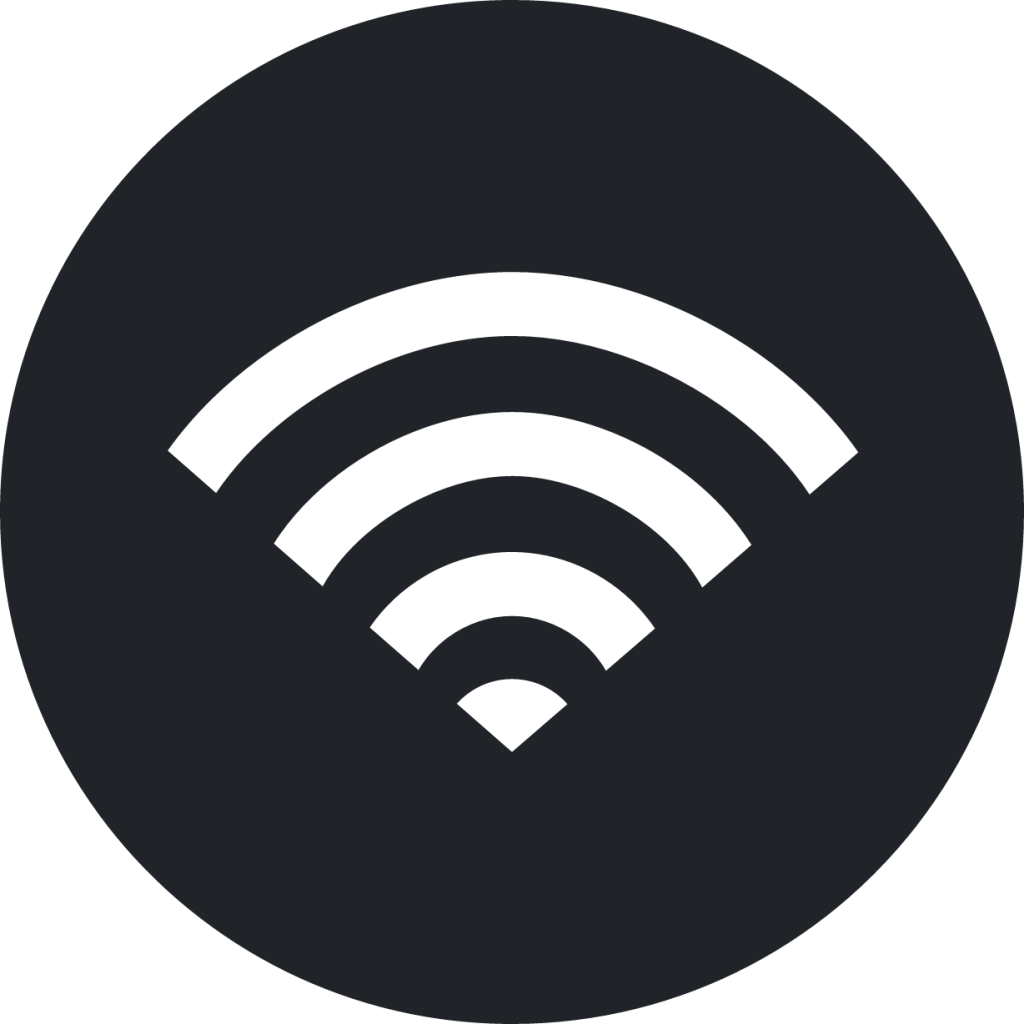 wifi (sharp filled) icon
