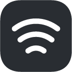 wifi square icon