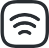 wifi square icon