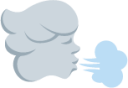 wind blowing face emoji