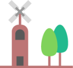 windmill trees icon