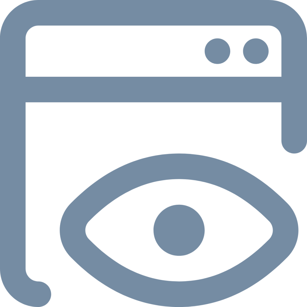 window eye icon