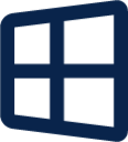 windows line logo icon
