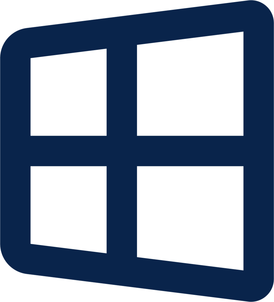 windows line logo icon