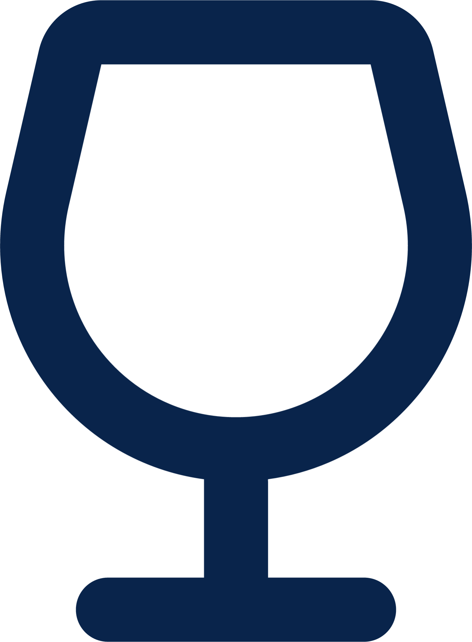 wineglass line food icon