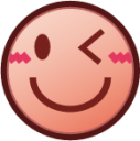 wink (plain) emoji