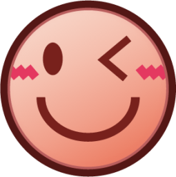 wink (plain) emoji