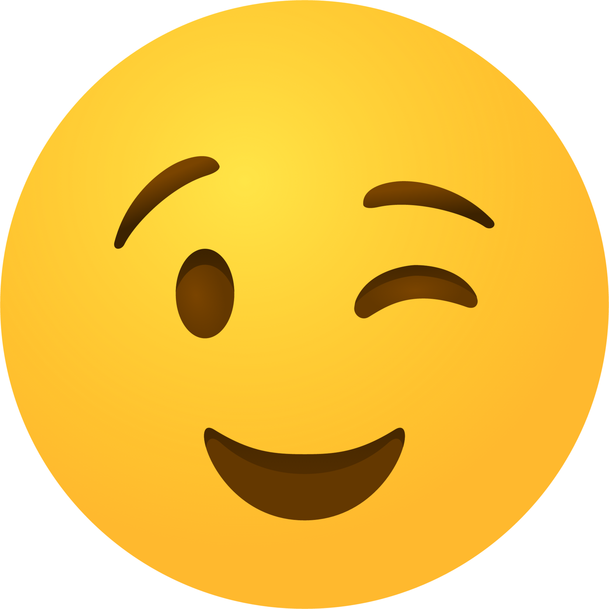 Winking face emoji emoji