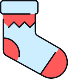 winter sock icon