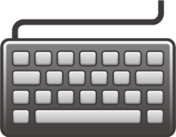 wired keyboard emoji