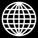 wireframe globe icon